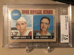 Reds Rookies [Johnny Bench, Ron Tompkins Error] Baseball Cards 1968 Topps Prices