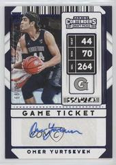 Omer Yurtseven [Blue Autograph] #100 Basketball Cards 2020 Panini Contenders Draft Picks Prices