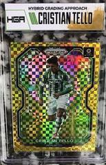 Cristian Tello [Gold Power NA] #22 Soccer Cards 2020 Panini Chronicles Prizm La Liga Prices