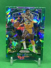 Magic Johnson [Green Ice] Basketball Cards 2019 Panini Prizm Prices