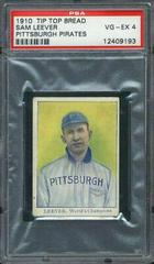 Sam Leever Baseball Cards 1910 Tip Top Bread Pittsburgh Pirates Prices