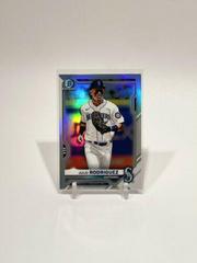 Julio Rodriguez [Refractor] Baseball Cards 2021 Bowman Draft Chrome Prices