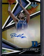 Dereck Lively II [Gold] #BOA-DL Basketball Cards 2022 Bowman University Best of Autographs Prices