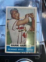 Hank Aaron [Hand Cut] #4 Baseball Cards 1960 Bazooka Prices