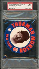 Thurman Munson #27 Baseball Cards 1978 Papa Gino's Discs Prices