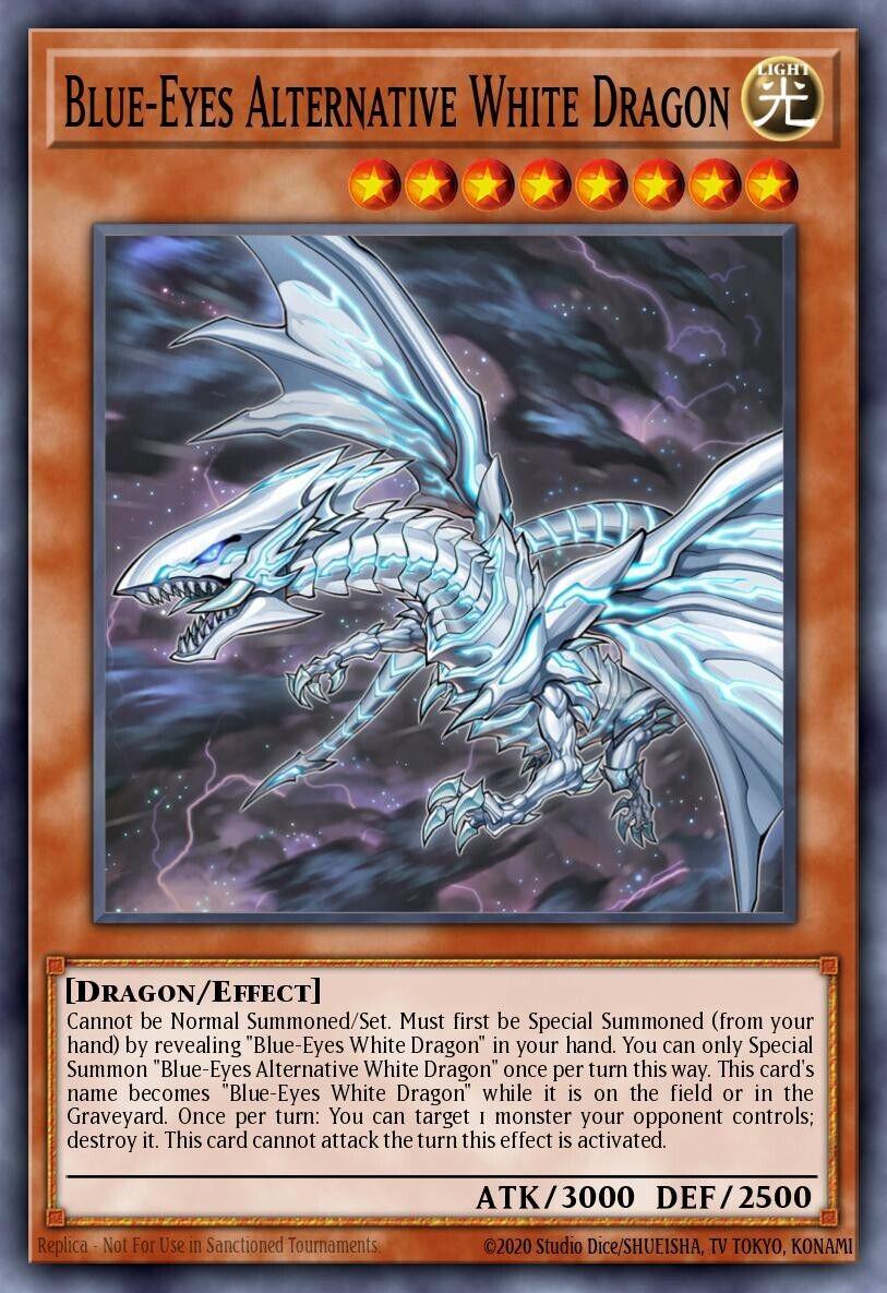 Blue-Eyes Alternative White Dragon [Quarter Century Secret Rare] RA02-EN010 YuGiOh 25th Anniversary Rarity Collection II