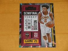 Collin Sexton [Semifinal Ticket] #10 Basketball Cards 2020 Panini Contenders Prices