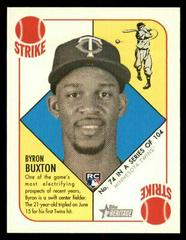 Byron Buxton [Mini Black Back] Baseball Cards 2015 Topps Heritage '51 Collection Prices