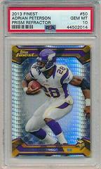 Adrian Peterson [Prism Refractor] #50 Football Cards 2013 Topps Finest Prices