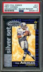 Troy Aikman [Silver Redemption] Football Cards 1995 Collector's Choice Crash the Game Prices