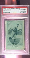 Al Mamaux Baseball Cards 1922 E120 American Caramel Prices