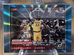 LeBron James [Teal Laser] #20 Basketball Cards 2021 Panini Donruss Franchise Features Prices