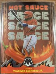 Vladimir Guerrero Jr. Baseball Cards 2022 Panini Mosaic Hot Sauce Prices