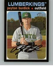 Peyton Burdick #89 Baseball Cards 2020 Topps Heritage Minor League Prices