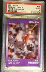 Don Mattingly #53 Baseball Cards 1991 Star Home Run Series Prices