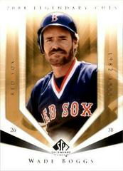 Wade Boggs #120 Baseball Cards 2004 SP Legendary Cuts Prices