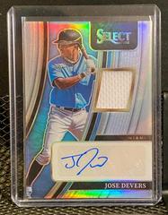 Jose Devers [Holo] Baseball Cards 2022 Panini Select Signature Materials Prices