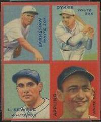 Appling, Dykes, Earnshaw, Sewell #2F Baseball Cards 1935 Goudey 4 in 1 Prices