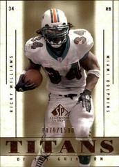 Ricky Williams #101 Football Cards 2002 SP Legendary Cuts Prices