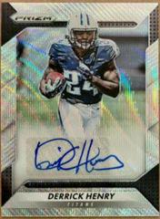 Derrick Henry [Blue Wave] #RA-DHR Football Cards 2016 Panini Prizm Rookie Autograph Prices