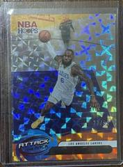 LeBron James [Hyper Red] #6 Basketball Cards 2023 Panini Hoops Attack the Rack Prices