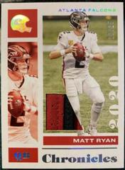 Matt Ryan [Jersey Prime] #4 Football Cards 2020 Panini Chronicles Prices