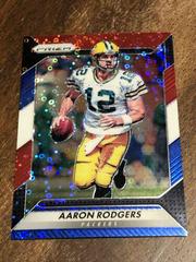 Aaron Rodgers [Red White and Blue Disco Prizm] #89 Football Cards 2016 Panini Prizm Prices