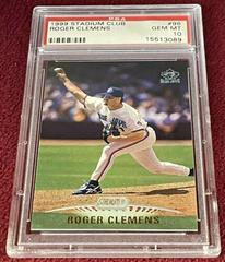 Roger Clemens Baseball Cards 1999 Stadium Club Prices