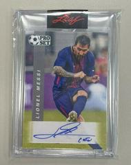 Lionel Messi #PS-LM1 Soccer Cards 2022 Pro Set Autographs Prices