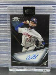 Cristian Javier [Blue Refractor] Baseball Cards 2021 Topps Chrome Rookie Autographs Prices