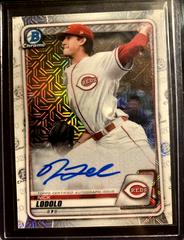 Nick Lodolo [Orange Refractor] Baseball Cards 2020 Bowman Chrome Mega Box Mojo Autographs Prices