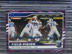 Peyton Manning [Purple] Football Cards 2021 Panini Donruss Elite Field Vision Prices