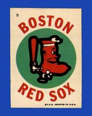 Red Sox Logo Baseball Cards 1967 Topps Red Sox Stickers Prices
