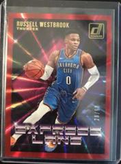 Russell Westbrook [Red, Blue Laser] #107 Basketball Cards 2018 Panini Donruss Prices