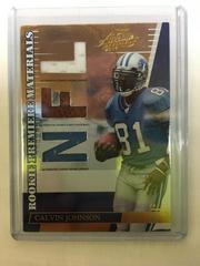 Calvin Johnson #252 Football Cards 2007 Playoff Absolute Memorabilia Prices