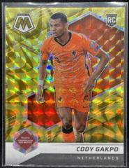 Cody Gakpo [Reactive Gold] Soccer Cards 2021 Panini Mosaic Road to FIFA World Cup Prices
