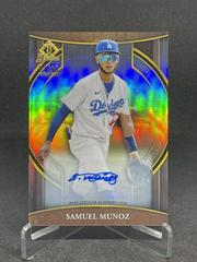 Samuel Munoz [Autograph] Baseball Cards 2023 Bowman Invicta Prices