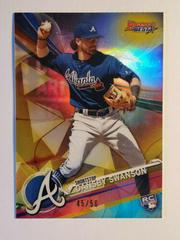 Dansby Swanson [Gold Refractor] #61 Baseball Cards 2017 Bowman's Best Prices