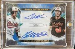 Adley Rutschman, Ryan Mountcastle [Blue] #IDA-RM Baseball Cards 2023 Topps Inception Dual Autographs Prices