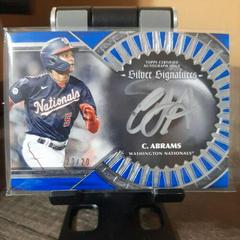 CJ Abrams [Blue Silver] #SS-CA Baseball Cards 2023 Topps Five Star Signature Prices