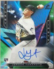 Jordan Yamamoto [Green Refractor] #FFA-JY Baseball Cards 2020 Topps Finest Firsts Autographs Prices