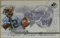Ricky Williams [Autograph] #209 Football Cards 2002 SP Authentic Prices