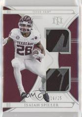 Isaiah Spiller #COM-IS Football Cards 2022 Panini National Treasures Collegiate Combo Materials Prices