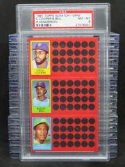 Buddy Bell, Cecil Cooper, Rickey Henderson Baseball Cards 1981 Topps Scratch Offs Prices