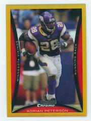 Adrian Peterson [Gold Refractor] #BC139 Football Cards 2008 Bowman Chrome Prices