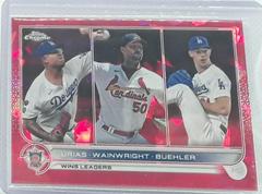 Urias, Wainwright, Buehler [Red] #105 Baseball Cards 2022 Topps Chrome Sapphire Prices