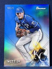 Bobby Witt Jr. [Blue Refractor] #BSP-31 Baseball Cards 2021 Bowman Sterling Prices
