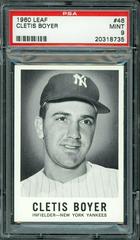 Cletis Boyer #46 Baseball Cards 1960 Leaf Prices