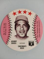 Johnny Bench Baseball Cards 1977 Zip'Z Discs Prices