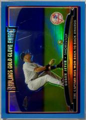 Derek Jeter [Blue Refractor] #256 Baseball Cards 2006 Topps Chrome Prices